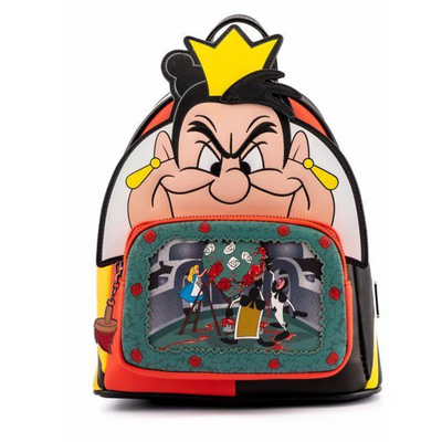 Loungefly Disney Villains Scene Series Queen of Hearts Mini Backpack