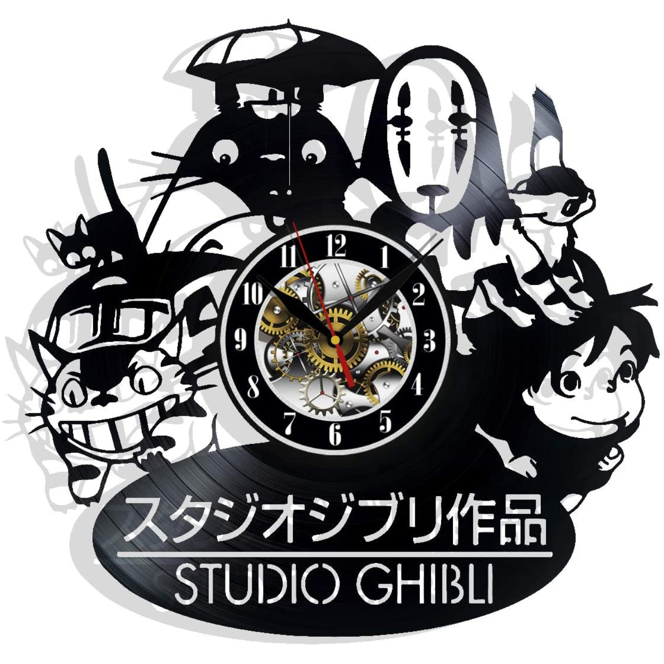 Studio Ghibli Record Wall Clock