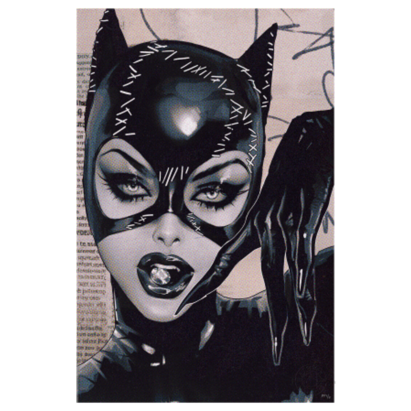 Catwoman #50 Art Print FRAMED