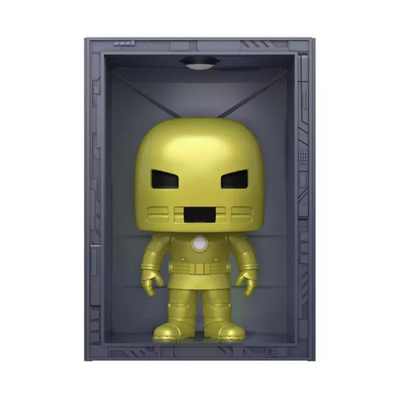 Marvel Iron Man Hall of Armor Iron Man Model 1 Deluxe Pop! Vinyl Figure - Previews Exclusive