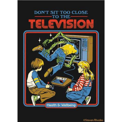 Don't Sit Too Close to the Television Magnet