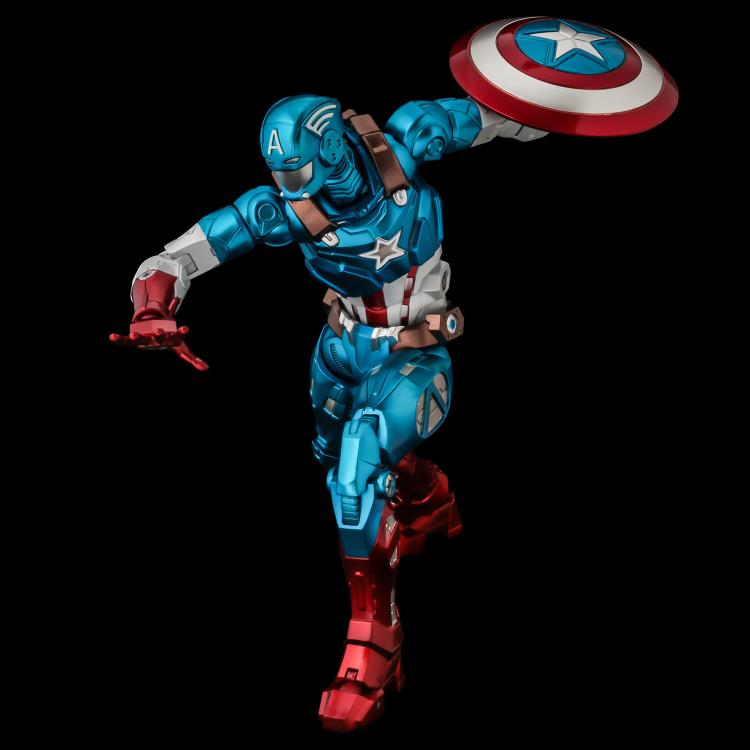 Marvel Fighting Armor Captain America Figure