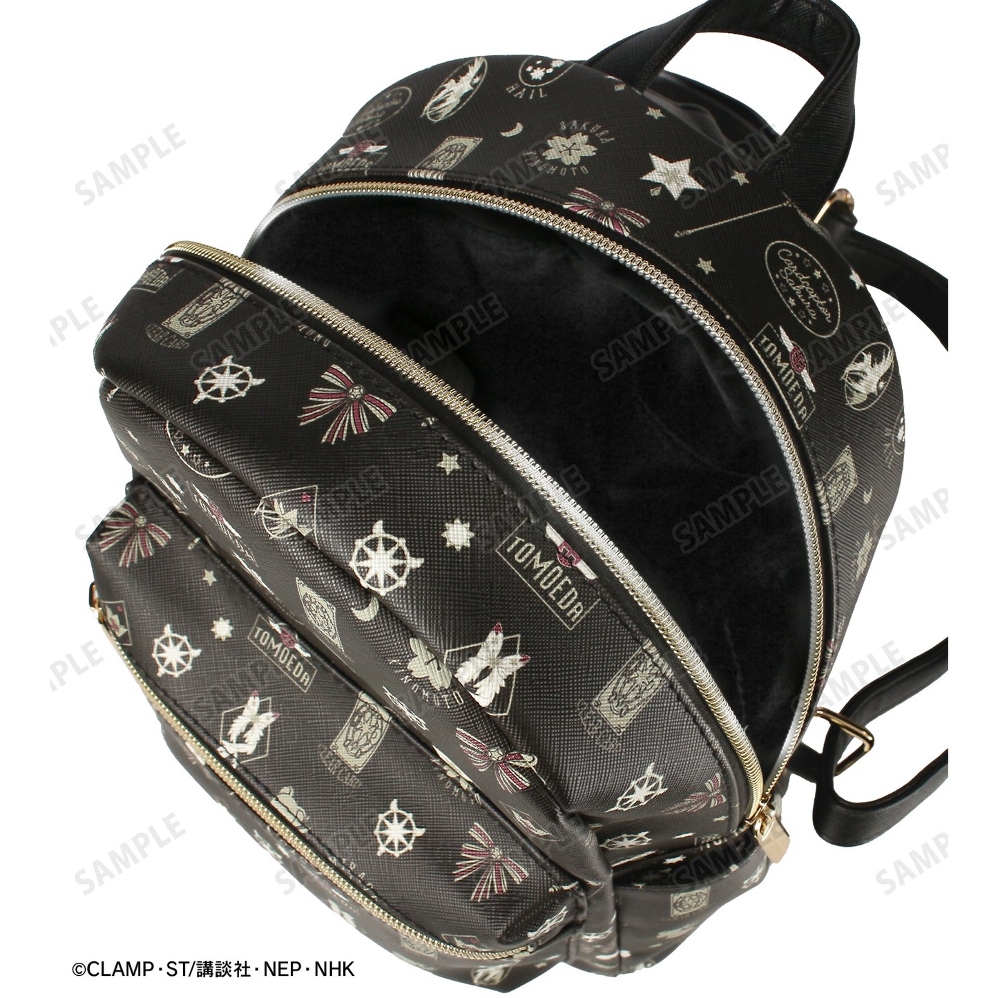 Cardcaptor Sakura Clear Card Edition: Motif Pattern Backpack (Black)