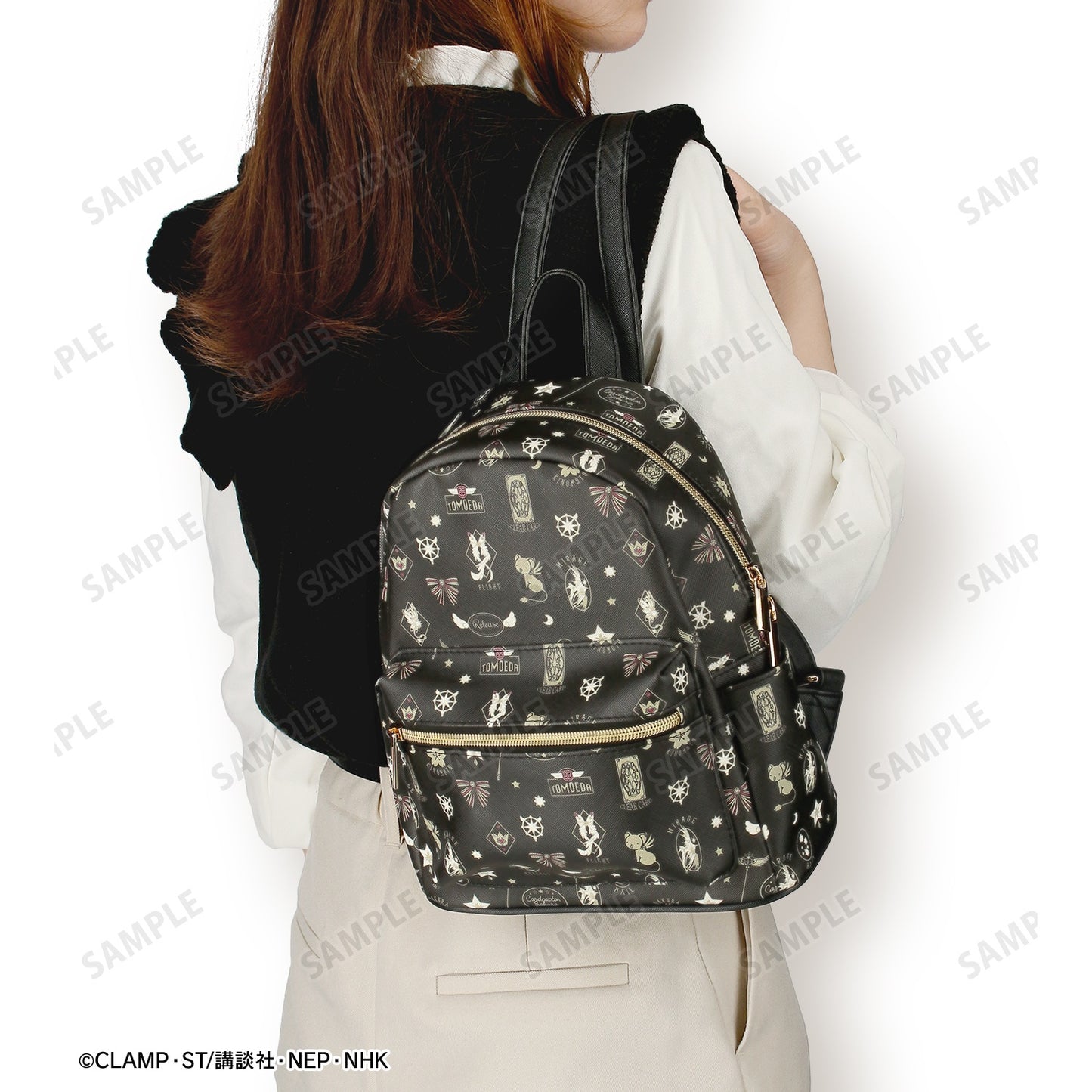 Cardcaptor Sakura Clear Card Edition: Motif Pattern Backpack (Black)