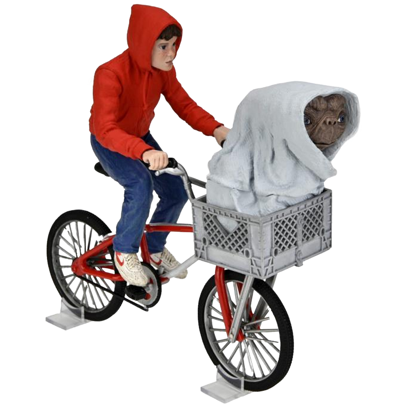 E.T. 40th Anniversary Elliot & E.T. on Bicycle 7" Scale Figure