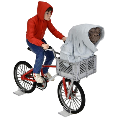 E.T. 40th Anniversary Elliot & E.T. on Bicycle 7" Scale Figure