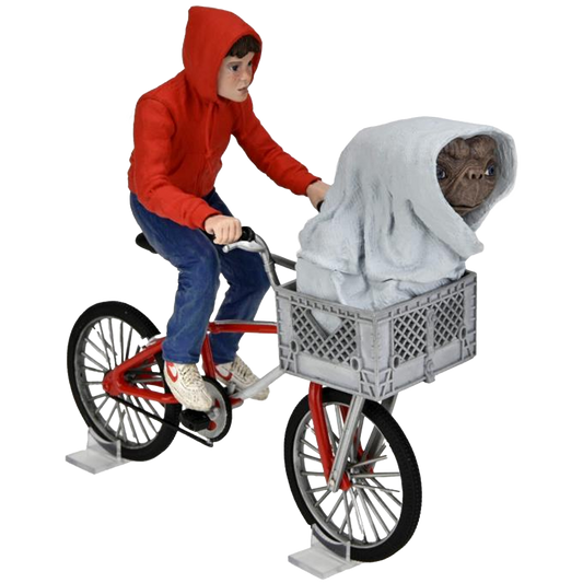 E.T. 40th Anniversary Elliot & E.T. on Bicycle 7" Scale Figure