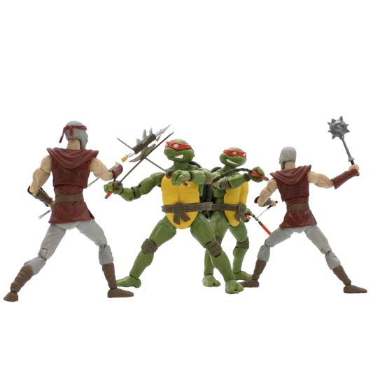 Teenage Mutant Ninja Turtles BST AXN PX Previews Exclusive Classic Comic Four-Pack (Set 1)