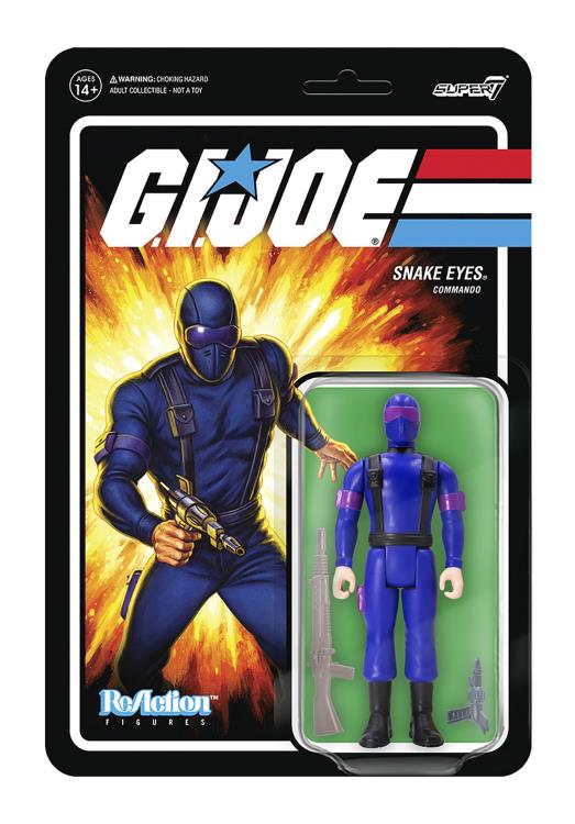 G.I. Joe ReAction Snake Eyes Figure