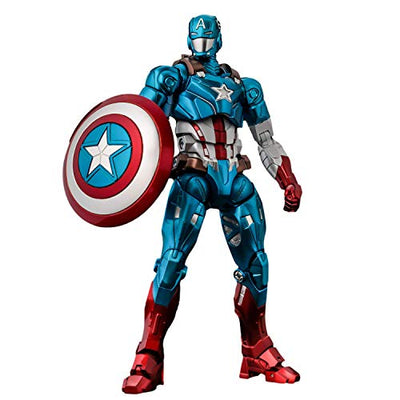 Marvel Fighting Armor Captain America Figure