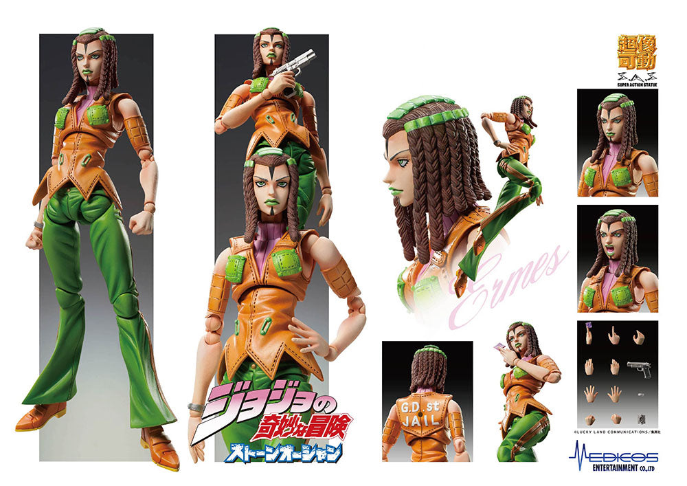 JoJo's Bizarre Adventure Super Action Statue Ermes Costello