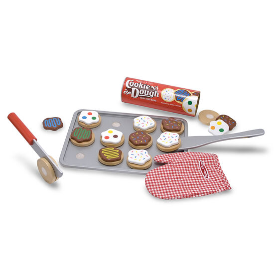 Slice and Bake Cookie Set - Wooden Play Food