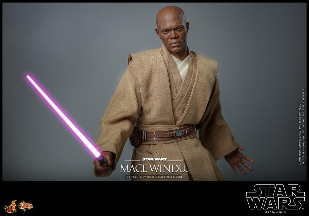 PRE-ORDER Star Wars: Attack of the Clones Mace Windu 1/6th Scale Collectible Figure