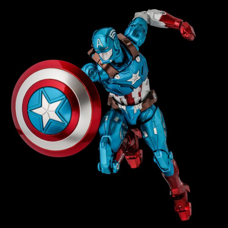 Marvel Fighting Armor Captain America Figure