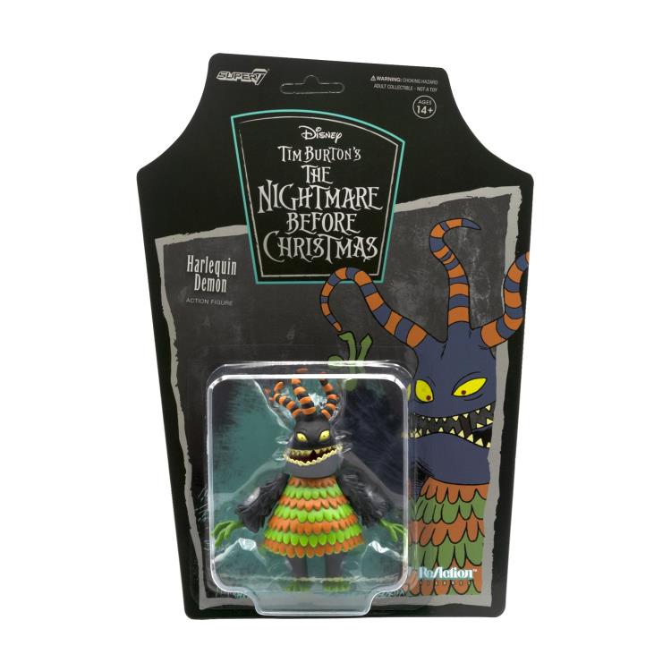 The Nightmare Before Christmas ReAction Harlequin Demon 3.75 Figure