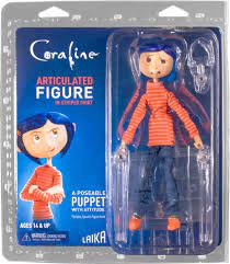 Coraline Articulated Figure in Striped Shirt