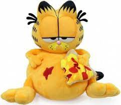 Garfield 13" Medium Plush- "Overstuffed Pizza"