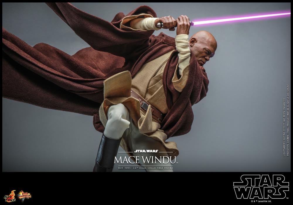 PRE-ORDER Star Wars: Attack of the Clones Mace Windu 1/6th Scale Collectible Figure