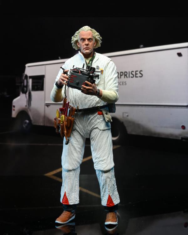 Back to the Future Ultimate Doc Brown (Hazmat Suit) Figure 1985