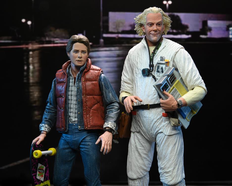 Back to the Future Ultimate Doc Brown (Hazmat Suit) Figure 1985