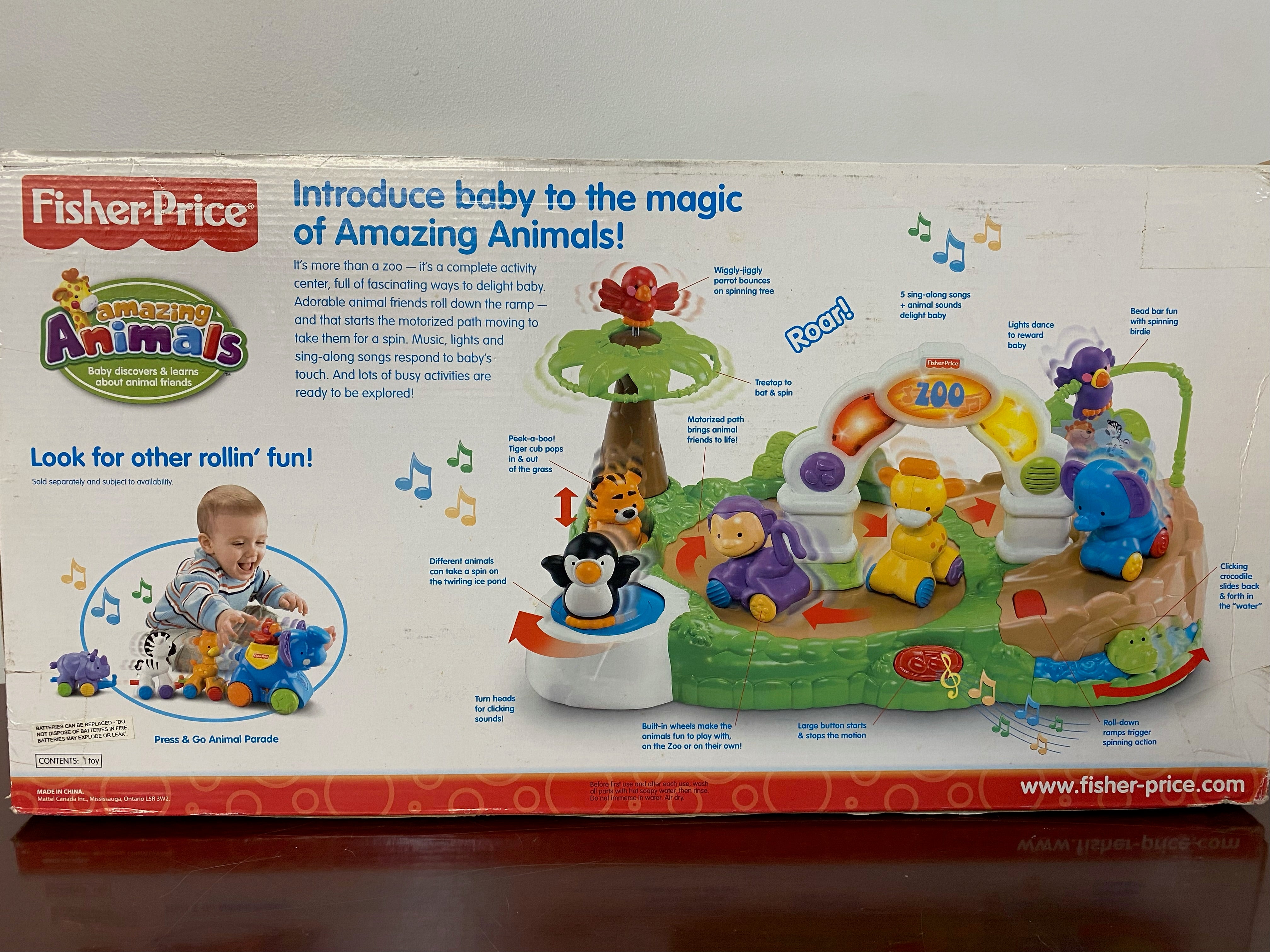 Fisher price amazing animals zoo online