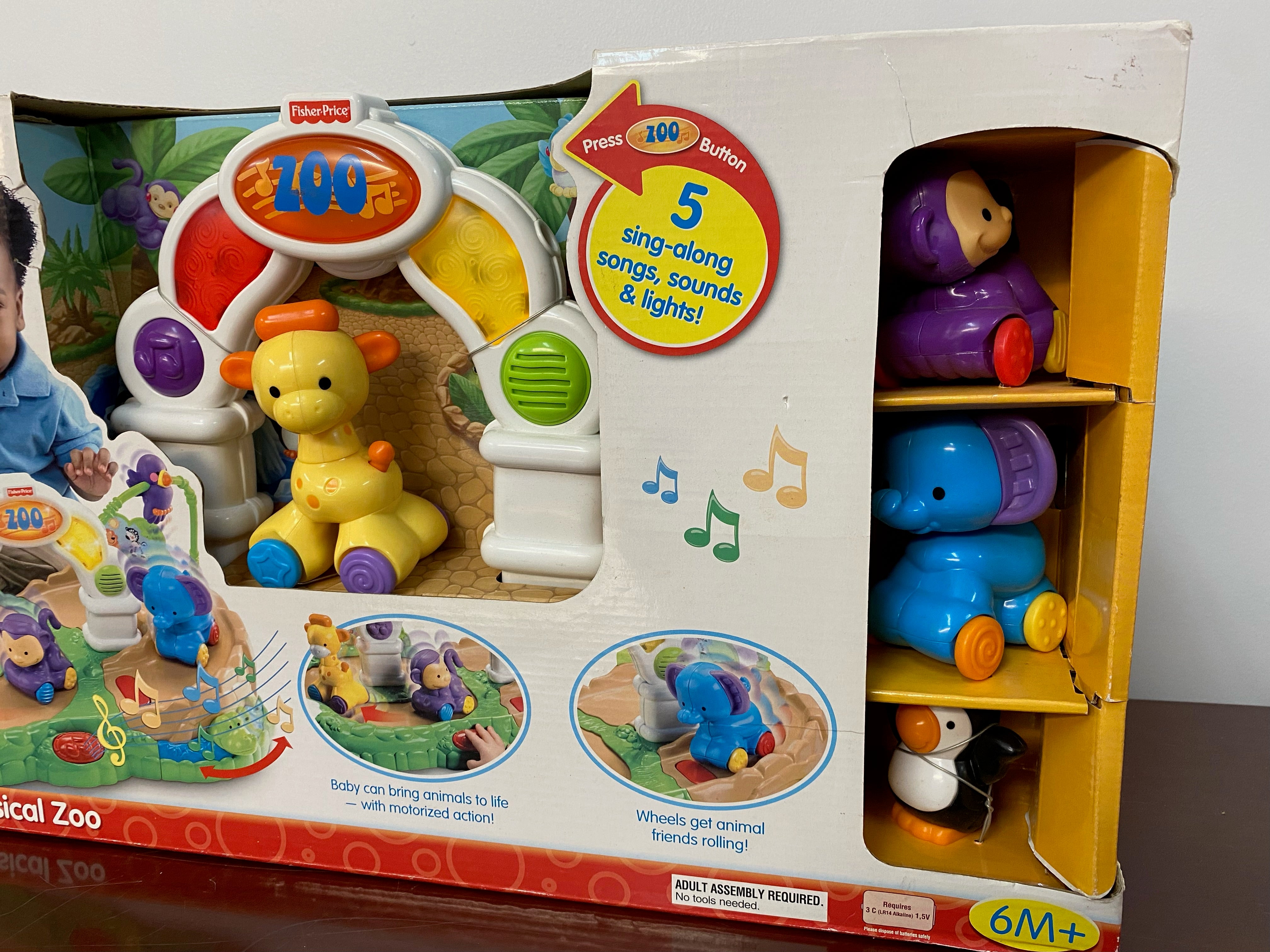 Fisher price amazing animals zoo online