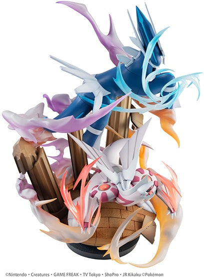 G.E.M. EX Series Pokemon Pre-Painted Figure: Dialga & Palkia