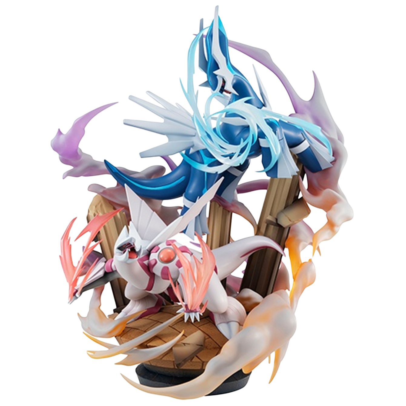 G.E.M. EX Series Pokemon Pre-Painted Figure: Dialga & Palkia