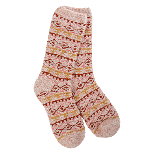 Cozy Brandy Crew Sock