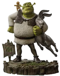 Shrek, Donkey and Gingerbread Man 1/10 Scale