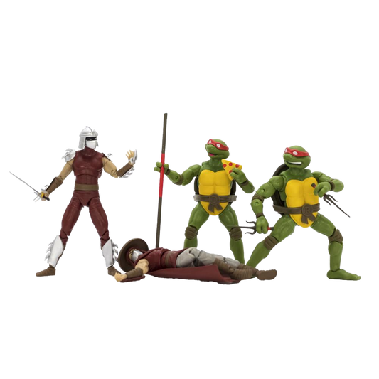 The Loyal Subjects BST AXN Eastman & Laird's Teenage Mutant Ninja Turtles PX Action 4 Pack Set 2