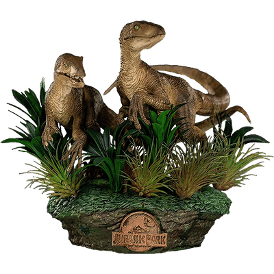 Jurassic Park Just The Two Raptors 1/10 Deluxe Art Scale Limited Edition Statue