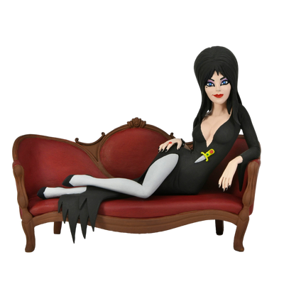 Elvira 6” Scale Action Figure – Toony Terrors Elvira on Couch Boxed Set