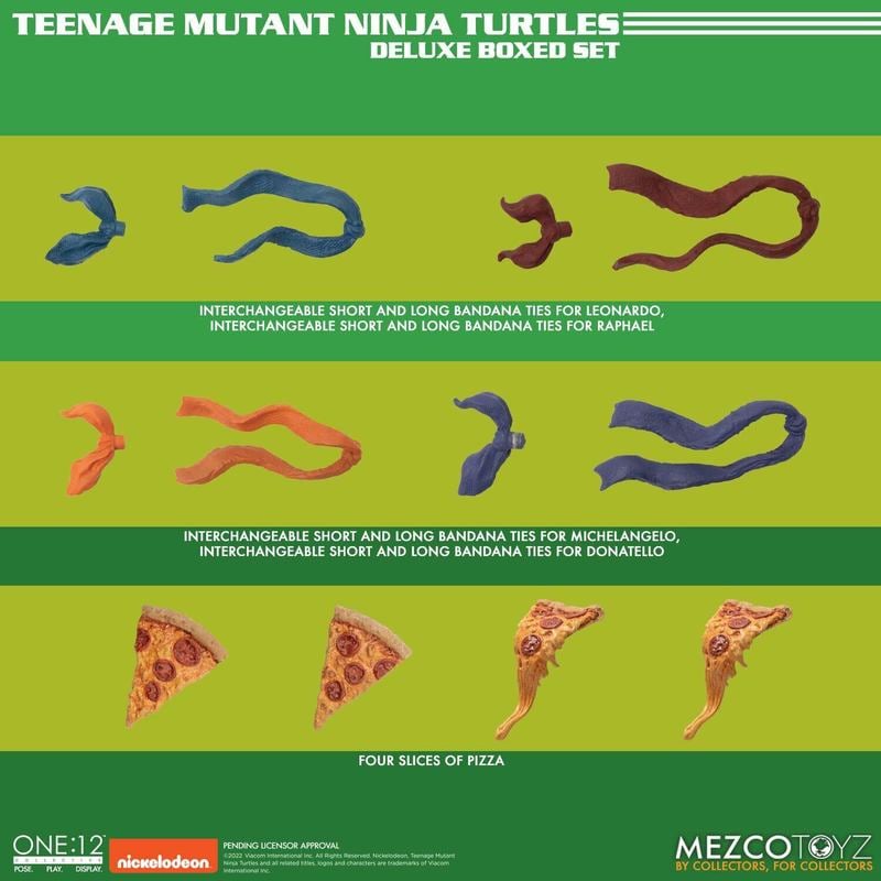 One:12 Mezco Teenage Mutant Ninja Turtles Deluxe Boxed Set