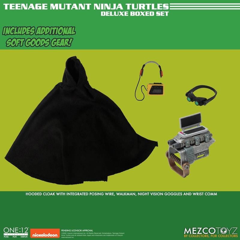 One:12 Mezco Teenage Mutant Ninja Turtles Deluxe Boxed Set