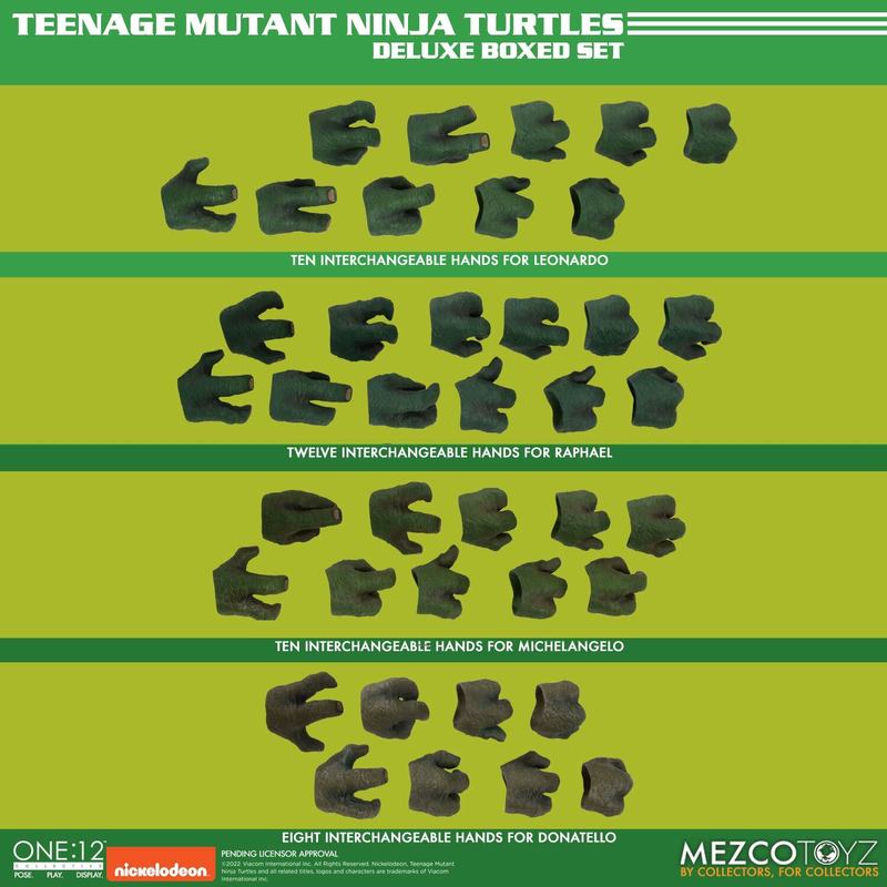 One:12 Mezco Teenage Mutant Ninja Turtles Deluxe Boxed Set